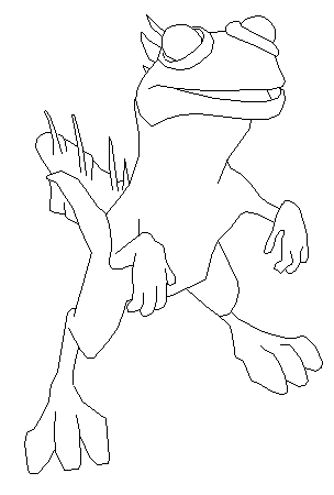 Dragon Booster Fan Art: Yellow Bellied Newt